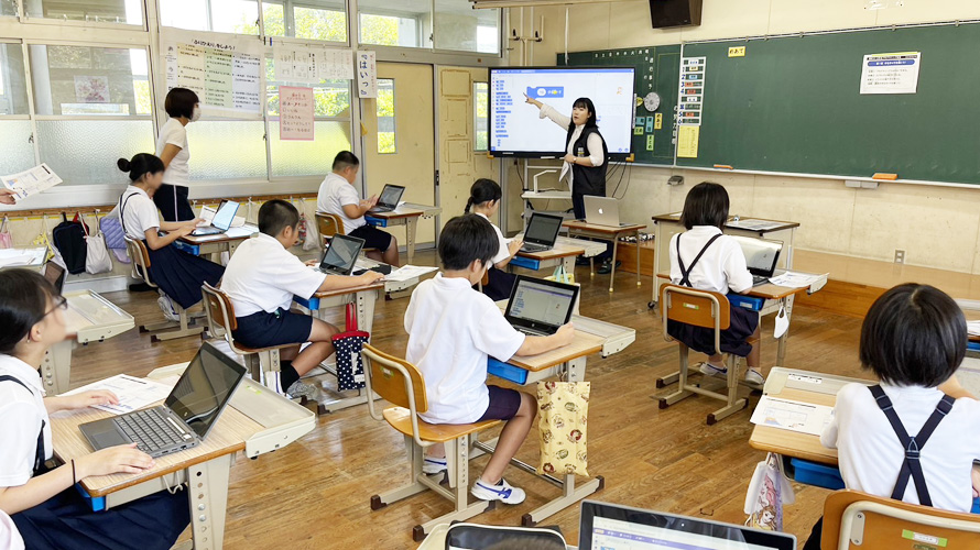 ついに！学校でプログラミング授業